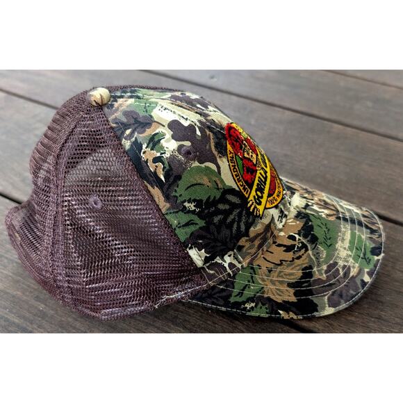 Gorilla Glue Camo Baseball Mesh Trucker Hat New Embroidered Patch Adjustable - Picture 3 of 7